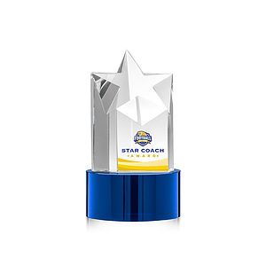 Berkeley VividPrint™ Award on Marvel Base - Blue