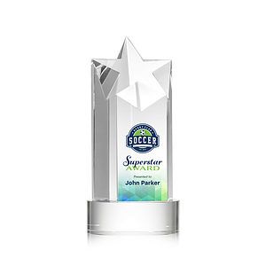 Berkeley VividPrint™ Award on Stanrich Base - Clear