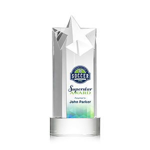 Berkeley VividPrint™ Award on Stanrich Base - Clear