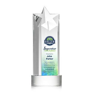Berkeley VividPrint™ Award on Stanrich Base - Clear
