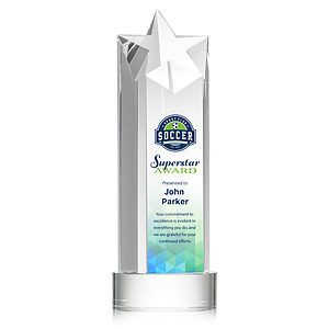Berkeley VividPrint™ Award on Stanrich Base - Clear