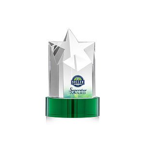 Berkeley VividPrint™ Award on Stanrich Base - Green