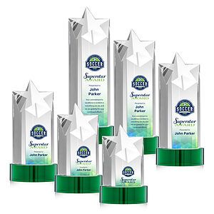 Berkeley VividPrint™ Award on Stanrich Base - Green