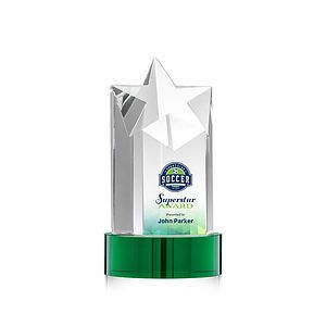 Berkeley VividPrint™ Award on Stanrich Base - Green