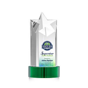 Berkeley VividPrint™ Award on Stanrich Base - Green