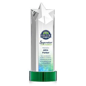 Berkeley VividPrint™ Award on Stanrich Base - Green