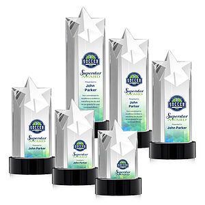 Berkeley VividPrint™ Award on Stanrich Base - Black