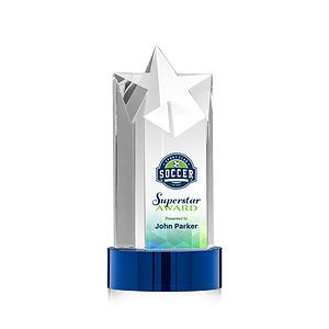 Berkeley VividPrint™ Award on Stanrich Base - Blue