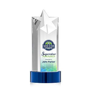 Berkeley VividPrint™ Award on Stanrich Base - Blue