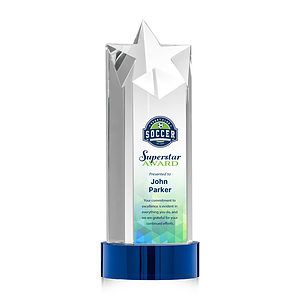 Berkeley VividPrint™ Award on Stanrich Base - Blue