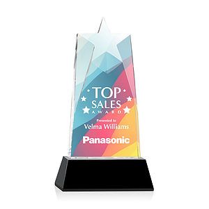 Millington Star VividPrint™ Award on Base - Black