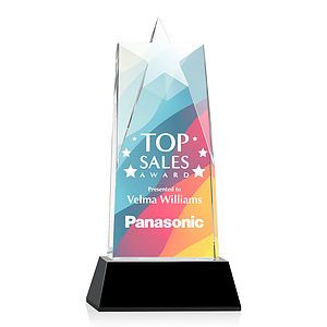 Millington Star VividPrint™ Award on Base - Black