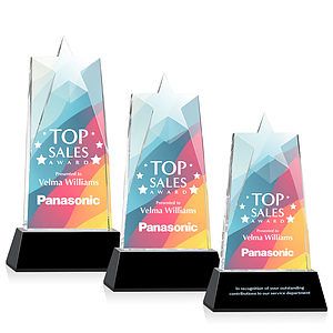 Millington Star VividPrint™ Award on Base - Black