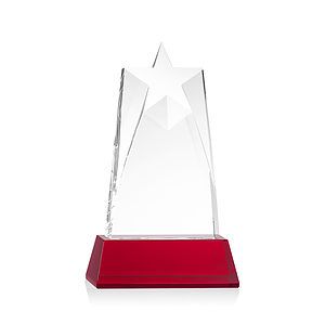 Millington Star VividPrint™ Award on Base - Red