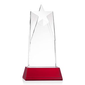 Millington Star VividPrint™ Award on Base - Red