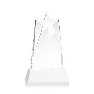 Millington Star VividPrint™ Award on Base - White