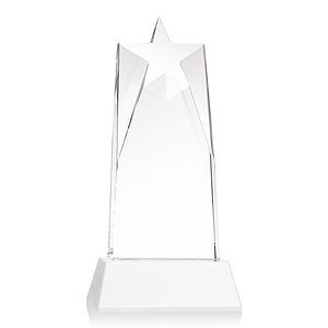 Millington Star VividPrint™ Award on Base - White