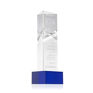 Oakham Award on Hancock Base - Blue