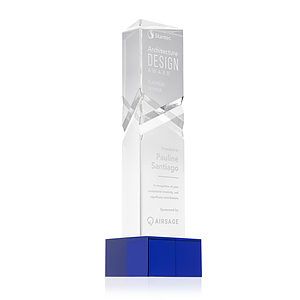 Oakham Award on Hancock Base - Blue