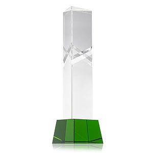 Oakham Award on Robson Base - Green