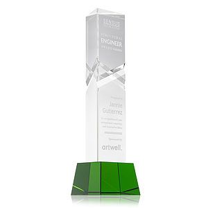 Oakham Award on Robson Base - Green
