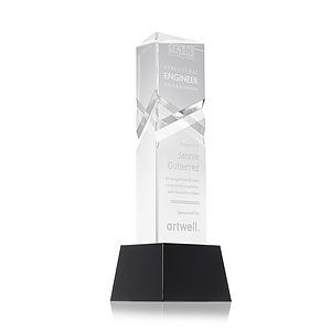 Oakham Award on Robson Base - Black