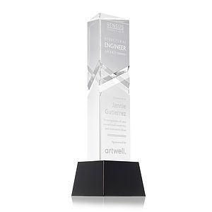Oakham Award on Robson Base - Black