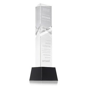 Oakham Award on Robson Base - Black