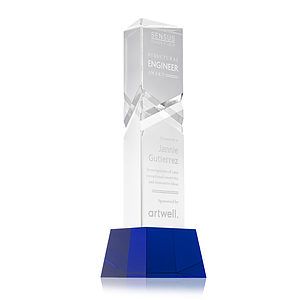 Oakham Award on Robson Base - Blue