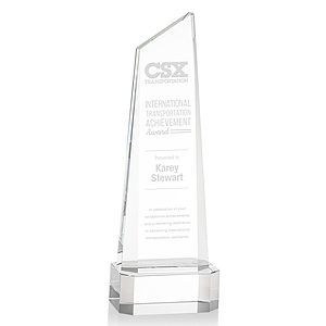 Belmont Tower Award on Padova Base - Clear