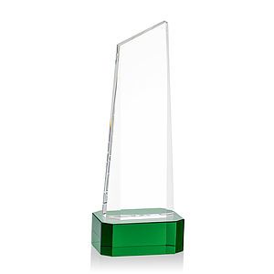 Belmont Tower Award on Padova Base - Green