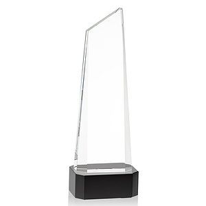 Belmont Tower Award on Padova Base - Black