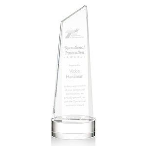 Belmont Tower Award on Stanrich Base - Clear