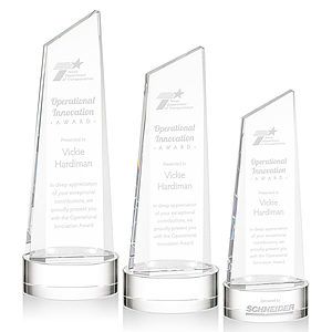 Belmont Tower Award on Stanrich Base - Clear
