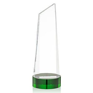 Belmont Tower Award on Stanrich Base - Green