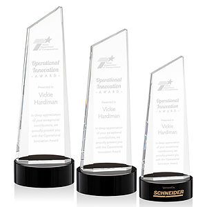 Belmont Tower Award on Stanrich Base - Black