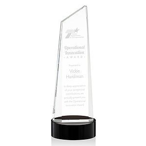 Belmont Tower Award on Stanrich Base - Black