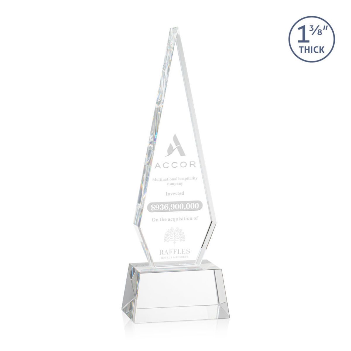 Springfield Award on Robson Base - Clear