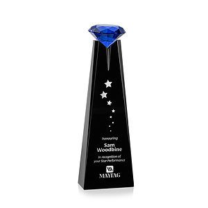 Alicia Gemstone Award - Black/Sapphire