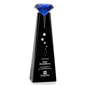 Alicia Gemstone Award - Black/Sapphire