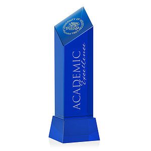 Barone Blue Award on Base - Blue