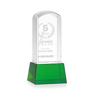 Silkwood Award on Base - Green