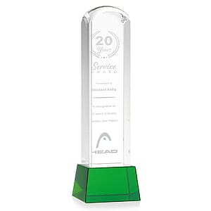 Silkwood Award on Base - Green