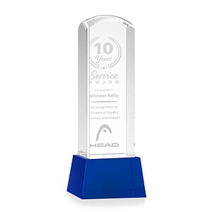 Silkwood Award on Base - Blue
