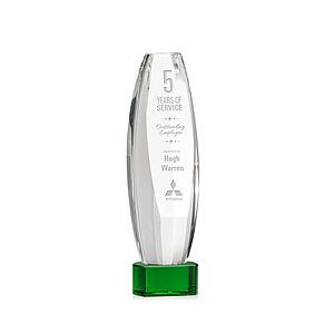 Hoover Award on Paragon Base - Green
