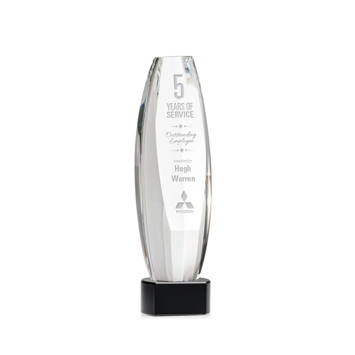 Hoover Award on Paragon Base - Black