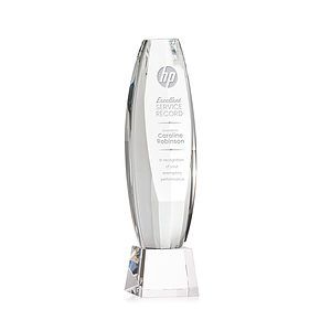 Hoover Award on Robson Base - Clear