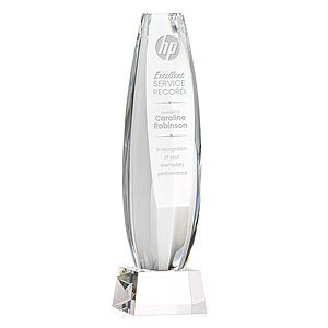 Hoover Award on Robson Base - Clear