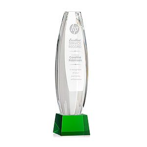 Hoover Award on Robson Base - Green