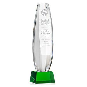 Hoover Award on Robson Base - Green
